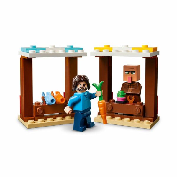 El Ataque a la Aldea del Globo de Ghast 21273
Lego Minecraft 555 piezas - Imagen 5