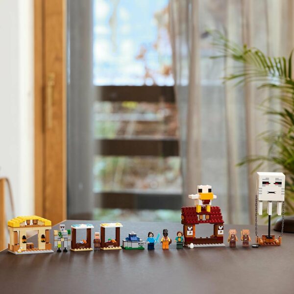 El Ataque a la Aldea del Globo de Ghast 21273
Lego Minecraft 555 piezas - Imagen 10