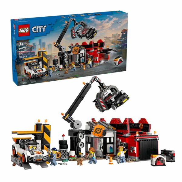 Desarmaduría con Autos
Lego City 60472
871 piezas