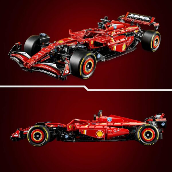 LEGO Technic Auto Ferrari SF-24 F1 Kit de Modelo para Adultos, construye tu Propio vehículo de Carreras, Set Ideal como Regalo para Aficionados a la Fórmula Uno 42207 - Imagen 5