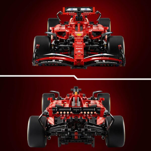 LEGO Technic Auto Ferrari SF-24 F1 Kit de Modelo para Adultos, construye tu Propio vehículo de Carreras, Set Ideal como Regalo para Aficionados a la Fórmula Uno 42207 - Imagen 4