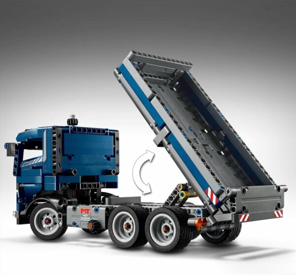 LEGO Technic Camión de Volteo Set de Juguete Infantil, vehículo de construcción Azul, Regalo de cumpleaños para niños y niñas de 9 años o más, Kit de construcción 42203 - Imagen 2