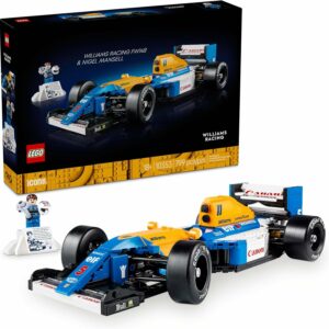 LEGO Icons Williams Racing FW14B y Nigel Mansell Kit de Modelo de Auto de F1 para Decorar, Set de construcción para Adultos, Idea de Regalo de cumpleaños para Fans 10353