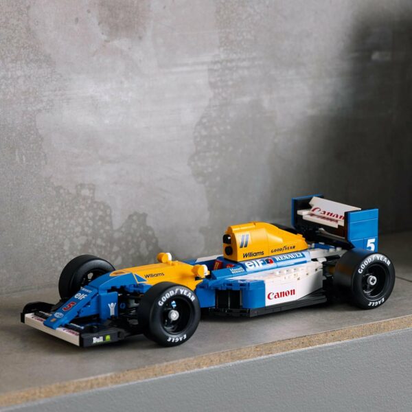 LEGO Icons Williams Racing FW14B y Nigel Mansell Kit de Modelo de Auto de F1 para Decorar, Set de construcción para Adultos, Idea de Regalo de cumpleaños para Fans 10353 - Imagen 4