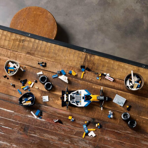 LEGO Icons Williams Racing FW14B y Nigel Mansell Kit de Modelo de Auto de F1 para Decorar, Set de construcción para Adultos, Idea de Regalo de cumpleaños para Fans 10353 - Imagen 6