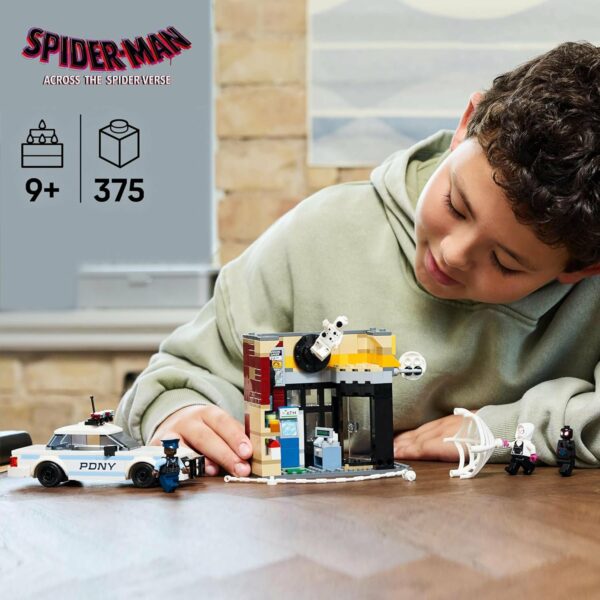LEGO® Marvel Multiverso Arácnido: Miles Morales vs. Mancha Juguete de construcción con 4 Minifiguras, acción Creativa y diversión con superhéroes, Regalo para Vivir Aventuras 76311 - Imagen 6
