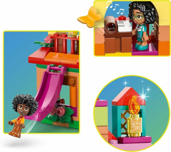LEGO® | Disney Mini Casa de Encanto Juguete de construcción Infantil de fantasía, con 2 micropersonajes, Regalo de cumpleaños para niñas y niños de 5 años o más 43261 - Imagen 4