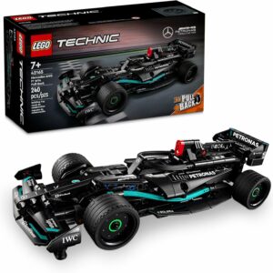 LEGO® Technic™ Mercedes-AMG F1 W14 E Performance Pull-Back; carritos de Juguete para armar un Carro de fórmula uno y para los Amantes de los Autos a Escala y Las Carreras a Toda Velocidad 42165