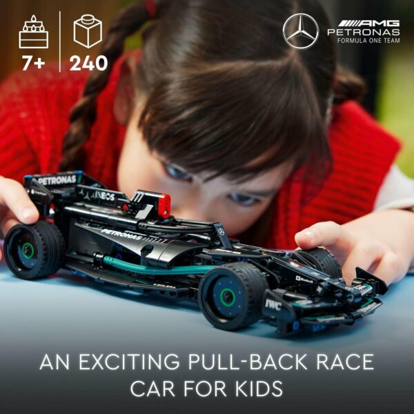 LEGO® Technic™ Mercedes-AMG F1 W14 E Performance Pull-Back; carritos de Juguete para armar un Carro de fórmula uno y para los Amantes de los Autos a Escala y Las Carreras a Toda Velocidad 42165 - Imagen 4