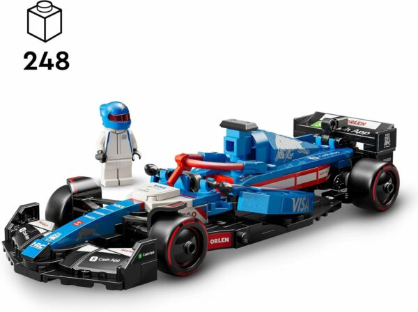 LEGO Speed Champions Auto de Carreras Visa Cash App RB VCARB 01 F1 Kit de vehículo para Adultos con 1 minifigura de un piloto, Modelo construible, Regalo Coleccionable 77246 - Imagen 2