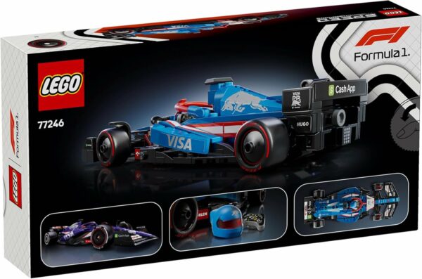 LEGO Speed Champions Auto de Carreras Visa Cash App RB VCARB 01 F1 Kit de vehículo para Adultos con 1 minifigura de un piloto, Modelo construible, Regalo Coleccionable 77246 - Imagen 5