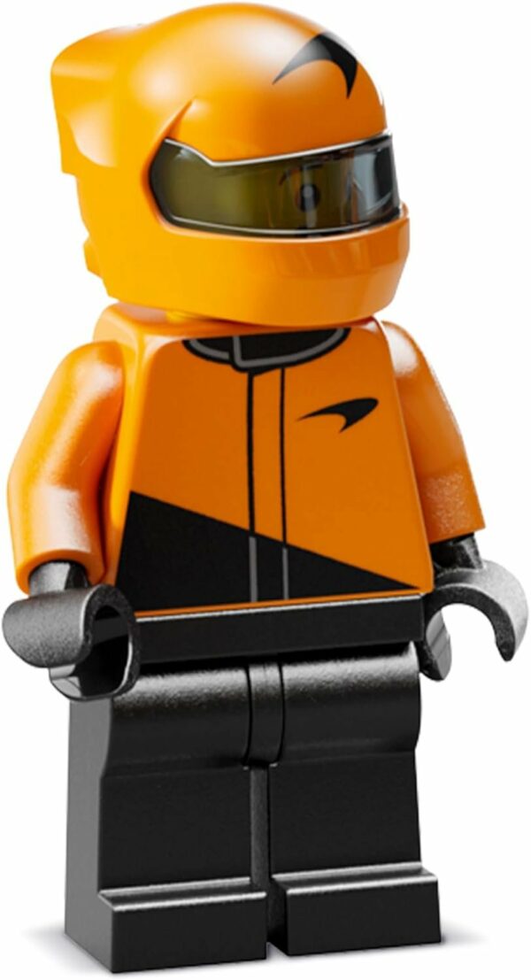 LEGO Speed Champions Auto de Carreras McLaren F1 Team MCL38 Set con vehículo, Modelo construible, Kit con 1 minifigura, Juego y Regalo Coleccionable para niños y niñas 77251 - Imagen 3