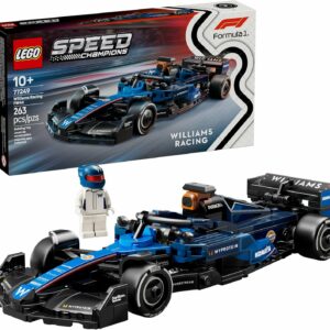LEGO Speed Champions Auto de Carreras Williams Racing FW46 F1 Set con vehículo y 1 minifigura, Modelo construible, Juego y Regalo Coleccionable para niños y niñas 77249