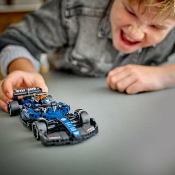 LEGO Speed Champions Auto de Carreras Williams Racing FW46 F1 Set con vehículo y 1 minifigura, Modelo construible, Juego y Regalo Coleccionable para niños y niñas 77249 - Imagen 4