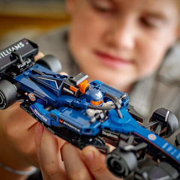 LEGO Speed Champions Auto de Carreras Williams Racing FW46 F1 Set con vehículo y 1 minifigura, Modelo construible, Juego y Regalo Coleccionable para niños y niñas 77249 - Imagen 3