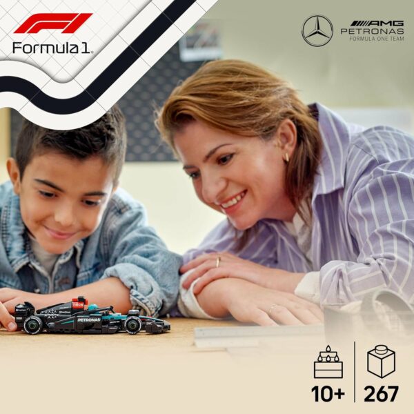 LEGO Speed Champions Auto de Carreras Mercedes-AMG F1 W15 Vehículo de Juguete, Set con 1 minifigura de piloto, Modelo construible, Regalo Coleccionable para niños y niñas 77244 - Imagen 3