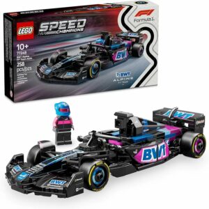 LEGO Speed Champions Auto de Carreras BWT Alpine F1 Team A524 Juguete, Set con vehículo y 1 minifigura de un piloto, Modelo, Regalo Coleccionable para niños y niñas 77248