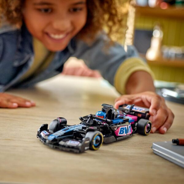 LEGO Speed Champions Auto de Carreras BWT Alpine F1 Team A524 Juguete, Set con vehículo y 1 minifigura de un piloto, Modelo, Regalo Coleccionable para niños y niñas 77248 - Imagen 3