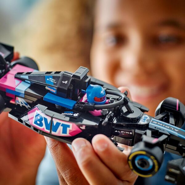 LEGO Speed Champions Auto de Carreras BWT Alpine F1 Team A524 Juguete, Set con vehículo y 1 minifigura de un piloto, Modelo, Regalo Coleccionable para niños y niñas 77248 - Imagen 5