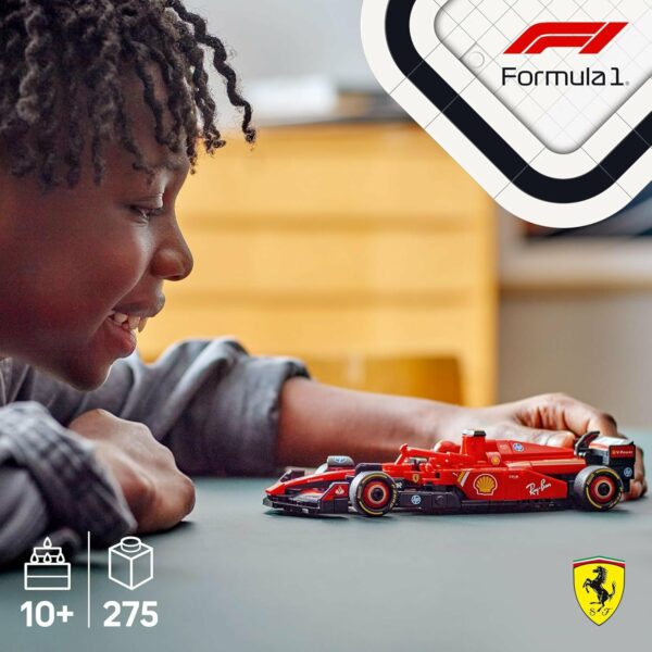 LEGO Speed Champions Auto de Carreras Ferrari SF-24 F1 Set con vehículo de Juguete y piloto, Modelo construible, Juego con 1 minifigura, Regalo Coleccionable para niños 77242 - Imagen 3