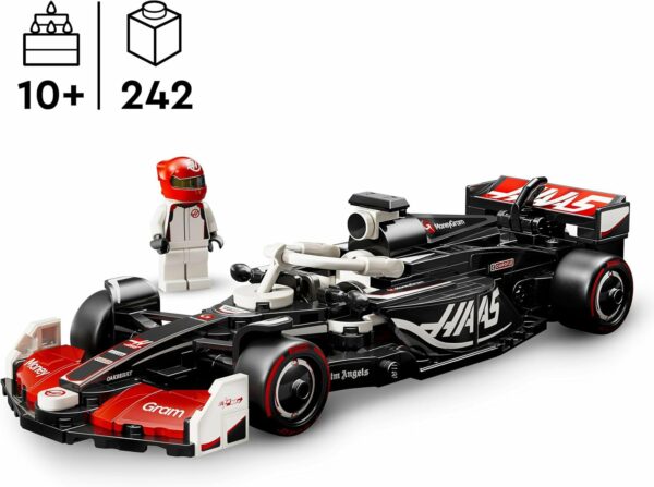 LEGO Speed Champions Auto de Carreras MoneyGram Haas F1 Team VF-24 Vehículo de Juguete con 1 minifigura, Modelo construible, Regalo Coleccionable para niños y niñas 77250 - Imagen 2