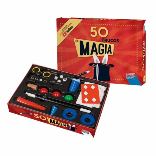 Con la caja de 100 Trucos de Magia Falomir podrás realizar divertidos trucos e iniciarte en el mundo de la magia. Suscríbete a nuestro canal de YouTube y aprende trucos de forma más fácil. Medidas caja individual: 24cm x 5cm x 36cm (alto x ancho x largo)