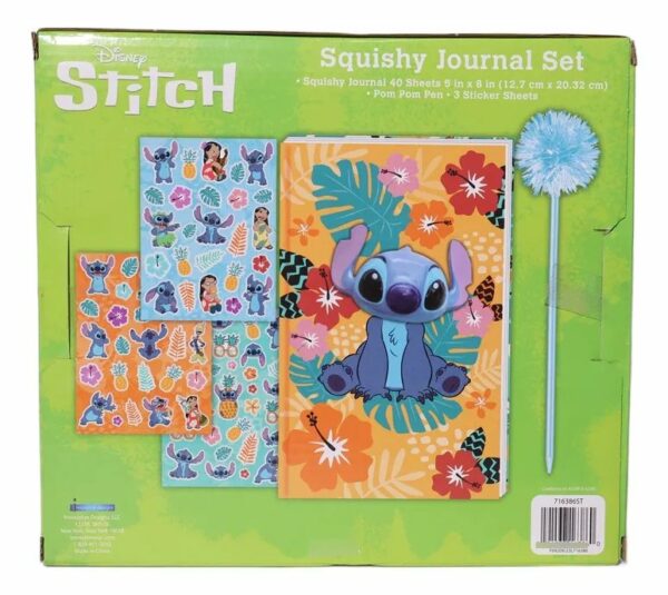 Set Escolar Libretas/carpeta Y Accesorios De Stitch - Imagen 2