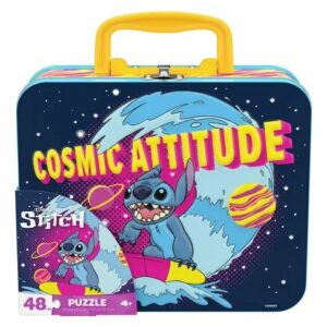 Lonchera Stitch Cosmic Attitude Rompecabezas 48 Piezas