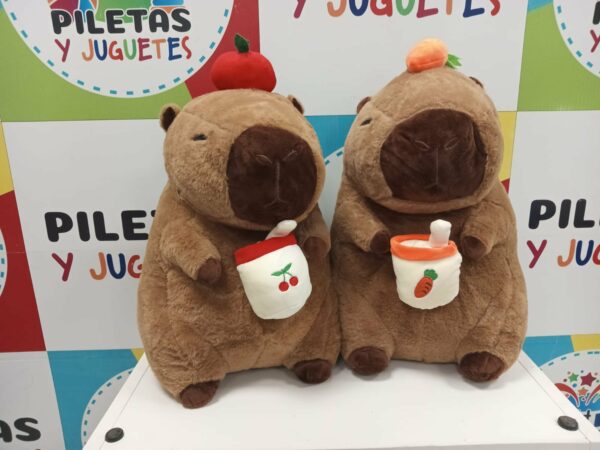 Peluche con manta capibara