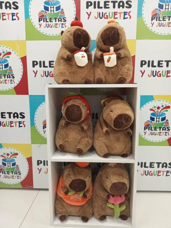 Peluche con manta capibara - Imagen 2