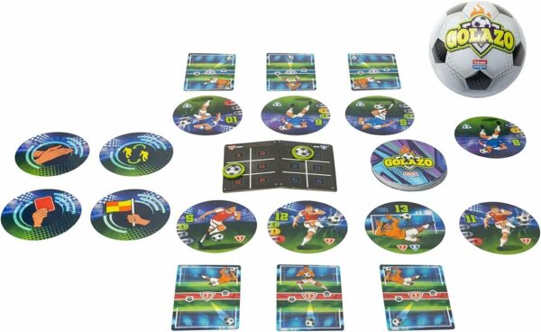 Falomir - GOLAZO | Estrategia y Acción en el Campo de Juego | Juego de Cartas de Fútbol | para 2 Jugadores (6+ Años) - Imagen 2