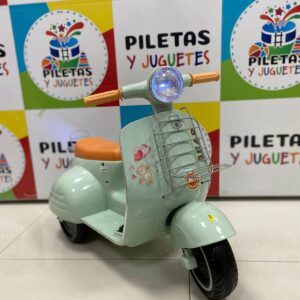 Mini moto Vespa a batería