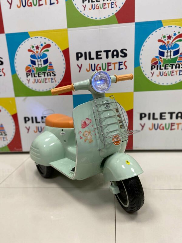 Mini moto Vespa a batería
