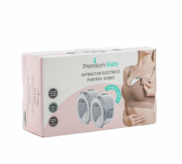 Extractor Eléctrico de Leche Manos Libres Premium Baby Dual