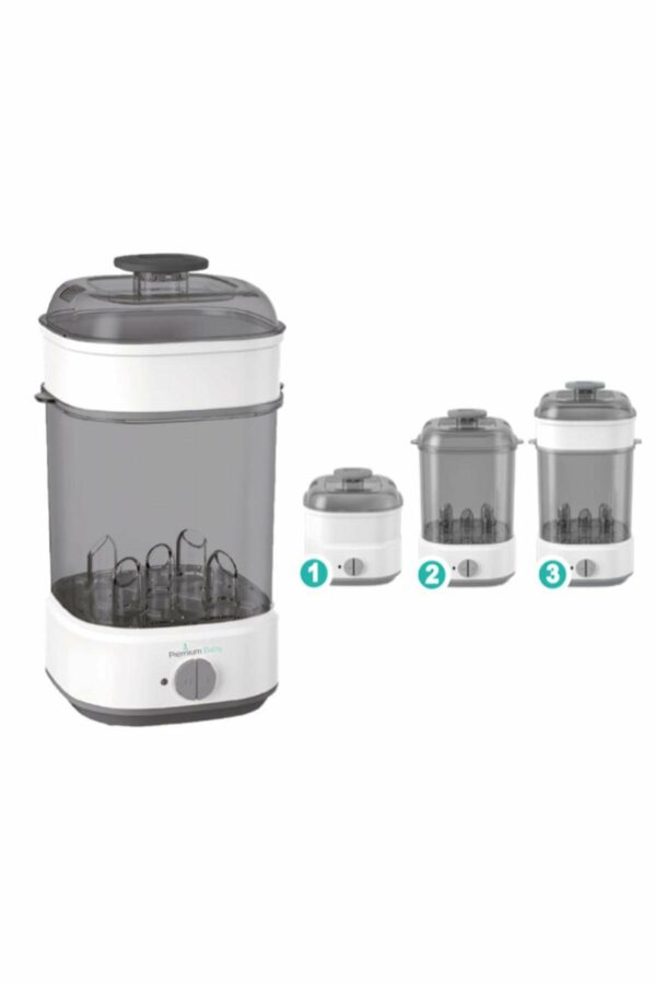 Mini Esterilizador Eléctrico Premium Baby 3 en 1