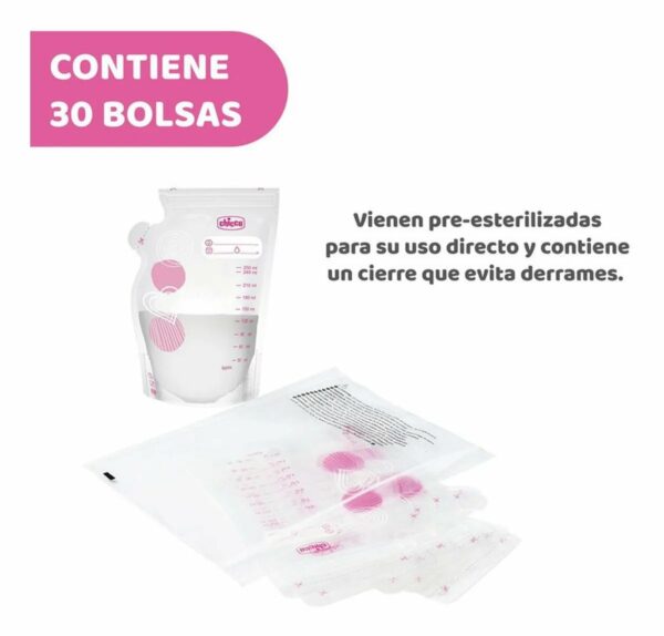 Chicco Bolsas Contenedoras De Leche Materna Chicco - Imagen 3