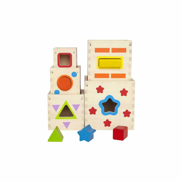 Pirámide de Juego Hape Juguete Didáctico Apilable - Imagen 2