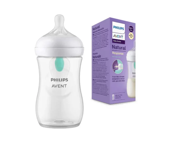Biberón Nat Con Vavula Air Free 260 ML Avent