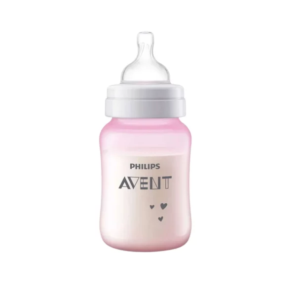 PHILIPS Biberón Anticólico con Diseño de Oveja - Rosado - Imagen 3