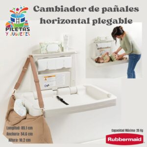 Cambiador de pared Rubbermaid