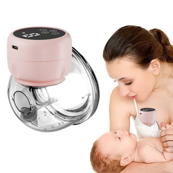Extractor de leche portátil, manos libres, extractor de leche portátil eléctrico, recolector de leche para amamantar sin BPA - Imagen 4