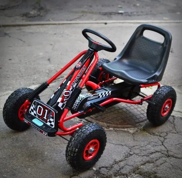 Karting a pedal rueda inflable - Imagen 5