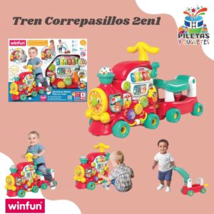 Tren correpasillo 2en1 Winfun