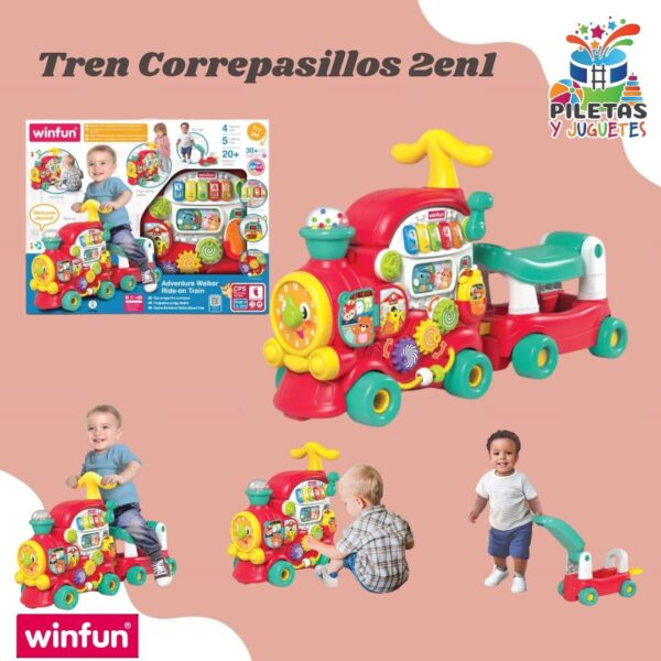 Tren correpasillo 2en1 Winfun