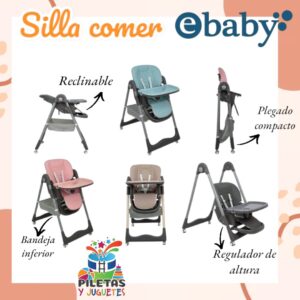 Silla para comer ebaby Rudy