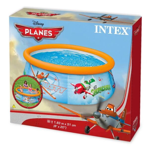 Pileta inflable intex diseño Planes 
28102 
886litros - Imagen 2