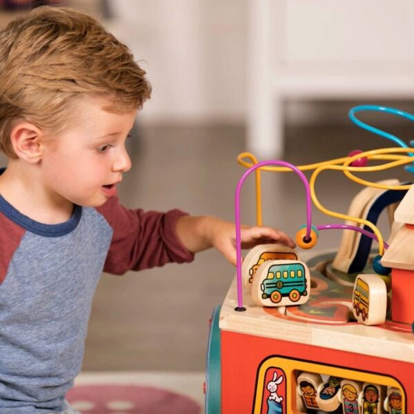 B. Toys Youniversity Mega Cubo de Actividades Gigante de Madera 12M+ - Imagen 2