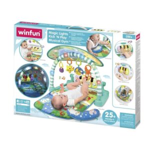 Winfun Gimnasio de Música con Luces Mágicas Kick N Play