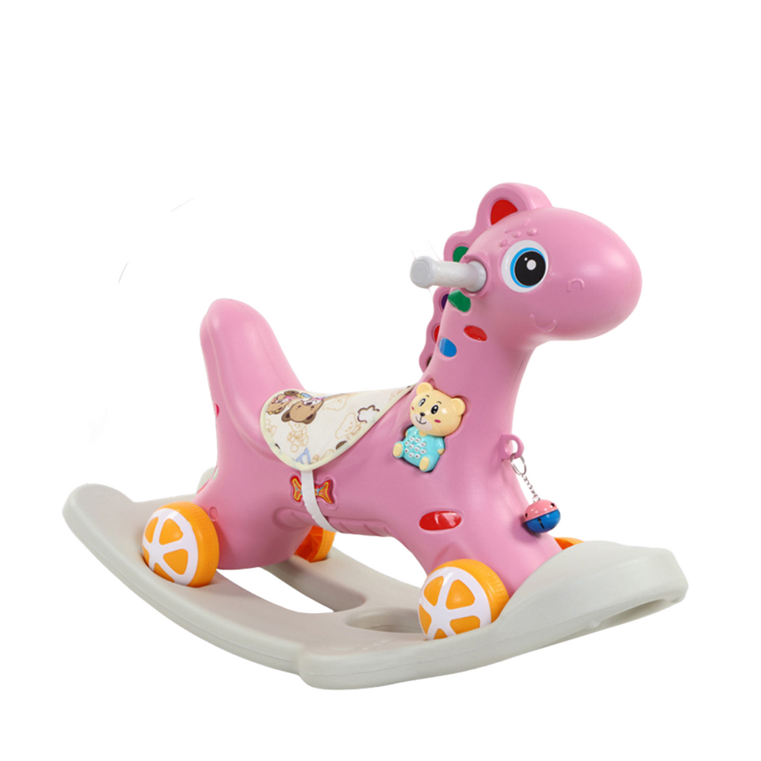 Caballito Balancín Correpasillo Jirafa Con Música Colores - Imagen 2