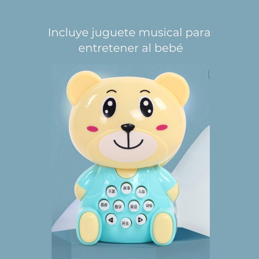 Caballito Balancín Correpasillo Jirafa Con Música Colores - Imagen 5